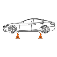 Cargar imagen en el visor de la galería, Torre para auto, 12 toneladas, 2 piezas
