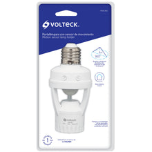 Cargar imagen en el visor de la galería, Portalámpara con sensor de movimiento 360°