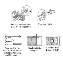 Cargar imagen en el visor de la galería, Flexómetro XTRA de 7.5 m, cinta 28 mm