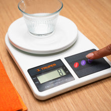 Cargar imagen en el visor de la galería, Báscula digital base plástica para cocina capacidad 5kg
