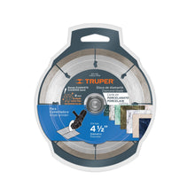 Cargar imagen en el visor de la galería, Disco de diamante, 4-1/2' corte porcelanato