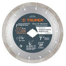Cargar imagen en el visor de la galería, Disco de diamante, 7' corte porcelanato