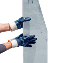 Cargar imagen en el visor de la galería, Guantes de algodón recubiertos de nitrilo, puño seguridad