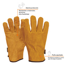 Cargar imagen en el visor de la galería, Guantes de carnaza, usos generales, chicos