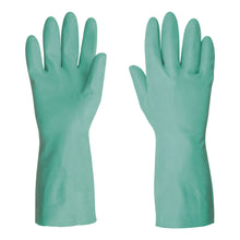 Cargar imagen en el visor de la galería, Guantes de nitrilo verde, multiusos, medianos