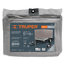 Cargar imagen en el visor de la galería, Lona reforzada, 5 x 6 m, gris