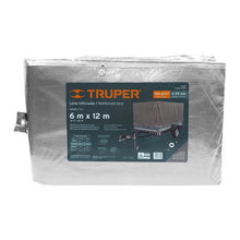 Cargar imagen en el visor de la galería, Lona reforzada, 6 x 12 m, gris