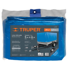 Cargar imagen en el visor de la galería, Lona reforzada, 5 x 6 m, azul