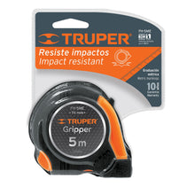 Cargar imagen en el visor de la galería, Flexómetro contra impacto, graduación métrica, 5 m, 19 mm