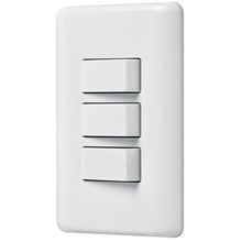 Cargar imagen en el visor de la galería, Placa armada con 3 interruptores sencillos, Volteck Basic