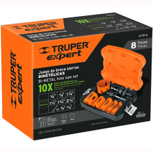 Cargar imagen en el visor de la galería, Juego de brocasierras bimetálicas, 8 piezas, Truper Expert