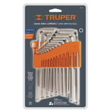 Cargar imagen en el visor de la galería, Juego de 25 llaves Allen standard y milimétricas c/estuche