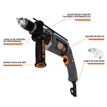 Cargar imagen en el visor de la galería, Rotomartillo 1/2', industrial, 650 W