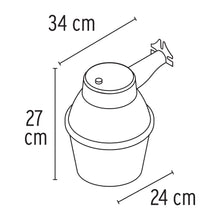 Cargar imagen en el visor de la galería, Suburbano estándar con fotocelda, 65W, 6500K, Fluorescente