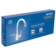 Cargar imagen en el visor de la galería, Monomando para fregadero, cuello alto, Element