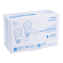 Cargar imagen en el visor de la galería, Juego 2 llaves para lavabo, manerales de acrílico, Basic