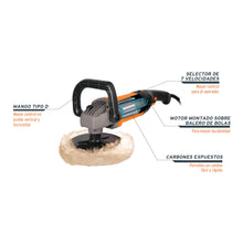 Cargar imagen en el visor de la galería, Pulidora 7', 1,200 W