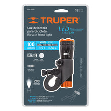 Cargar imagen en el visor de la galería, Linterna para bicicleta,100 lúmenes,delantera