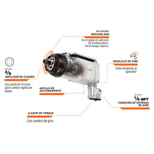 Cargar imagen en el visor de la galería, Llave neumática de impacto, 3/8'