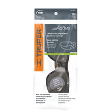 Cargar imagen en el visor de la galería, Lentes de seguridad, gris con banda elástica, Active