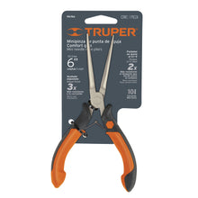 Cargar imagen en el visor de la galería, Pinza de punta de aguja 5', mango comfort grip