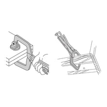 Cargar imagen en el visor de la galería, Pinza de presión tipo 'C' de 6', con mordaza autoajustable