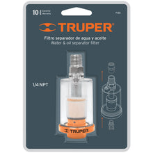 Cargar imagen en el visor de la galería, Filtro separador para aire, cuerpo aluminio-policarbonato