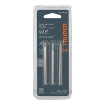 Cargar imagen en el visor de la galería, Puntas de repuesto para cautín tipo lápiz CAU-60, 3 piezas