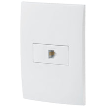 Cargar imagen en el visor de la galería, Placa armada con entrada para teléfono, línea Oslo, blanco