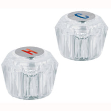 Cargar imagen en el visor de la galería, Juego 2 manerales para lavabo y fregadero, de acrílico,Basic