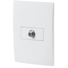 Cargar imagen en el visor de la galería, Placa armada con entrada TV, línea Oslo, color blanco