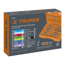 Cargar imagen en el visor de la galería, Juego de 100 puntas, largo 1' con estuche