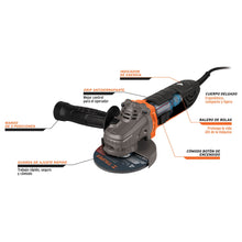 Cargar imagen en el visor de la galería, Esmeriladora angular 4-1/2', ERGO PRO, 800 W