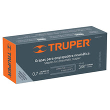 Cargar imagen en el visor de la galería, Grapas para engrapadora neumática ENEU-3/8, 6mm, 5,000 pzas