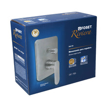 Cargar imagen en el visor de la galería, Monomando para regadera con desviador, satín, Riviera