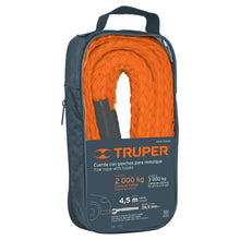 Cargar imagen en el visor de la galería, Cuerda para remolque con ganchos,7/8' x 4.5m