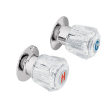 Cargar imagen en el visor de la galería, Juego 2 manerales para regadera, de acrílico, Basic