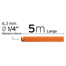 Cargar imagen en el visor de la galería, Manguera de PVC, baja presión, 5 m, 1/4'
