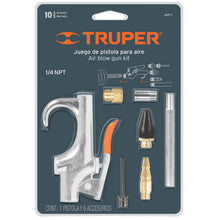 Cargar imagen en el visor de la galería, Juego de pistola sopleteadora con 2 boquillas y 4 accesorios