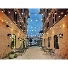 Cargar imagen en el visor de la galería, Serie de 12 luces incandescentes para exterior, 7.3 m