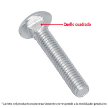 Cargar imagen en el visor de la galería, Tornillo tipo coche, 3/8 x 1', bolsa con 40 piezas