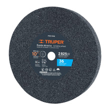 Cargar imagen en el visor de la galería, Piedra para esmeril 10 X 1-1/4', óxido de aluminio, grano 36