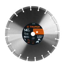 Cargar imagen en el visor de la galería, Disco de diamante, 14' para concreto