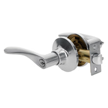 Cargar imagen en el visor de la galería, Cerradura Basic manija, cilindro metálico, recámara, cromo