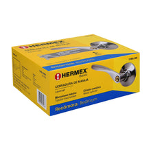 Cargar imagen en el visor de la galería, Cerradura Basic manija, cilindro metálico, recámara, cromo