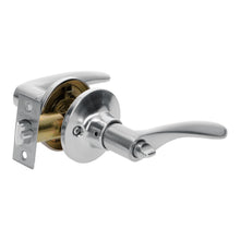 Cargar imagen en el visor de la galería, Cerradura Basic manija, cilindro metálico, recámara, cromo