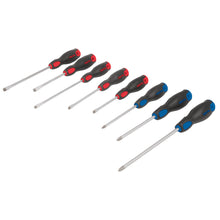 Cargar imagen en el visor de la galería, Juego de desarmadores, 8 piezas, mango Comfort Grip, Pretul