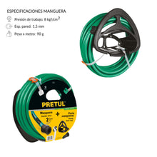 Cargar imagen en el visor de la galería, Combo manguera MAN-15X1/2P y portamanguera GAN-MAN, Pretul