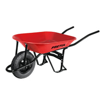 Cargar imagen en el visor de la galería, Carretilla 4.5ft3,neum.ref, bastidor bipartido, roja, Pretul