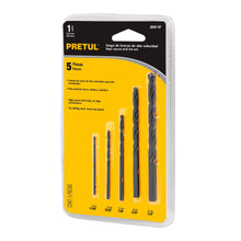 Cargar imagen en el visor de la galería, Juego de brocas de alta velocidad, 5 pzas,Pretul